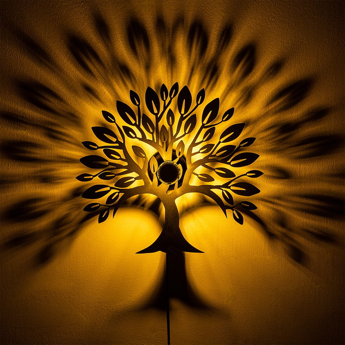 Opviq Heart Tree V2 Lámpara de pared negra Opviq Heart Tree V2 Lámpara de pared negra